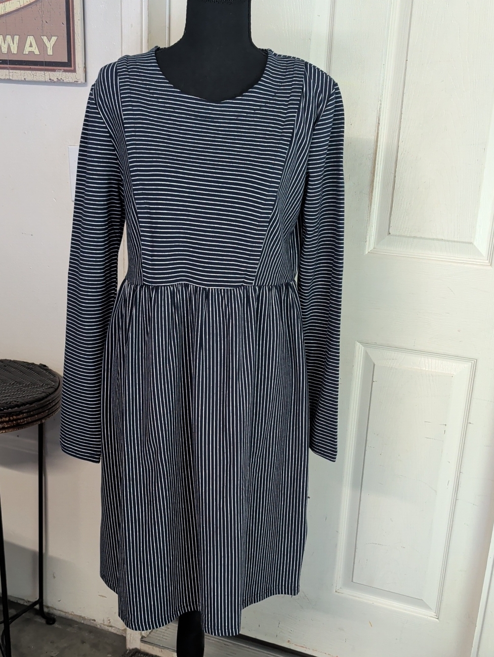 Seraphine striped nursing dress Women Small New